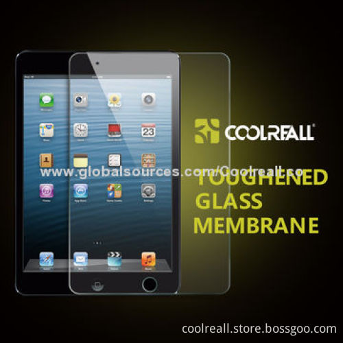 2014 New Hot Sale Tempered Glass Screen Protector for iPad with 9 Hours Hardness